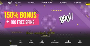 Fifth deposit bonus 50% up to $300 at Booi: 