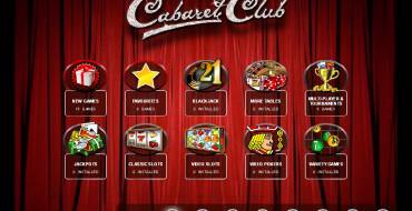 Cabaret Club Casino: Игры