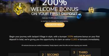 Jackpot Village casino: Акции