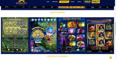 Sun Palace Casino: Игры