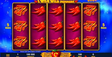 5 Wild Wild Peppers: Игровой автомат