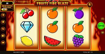 777 – Fruits Fire Blaze: Игровой автомат