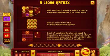 9 Lions Hold the Jackpot: Бонусные игры