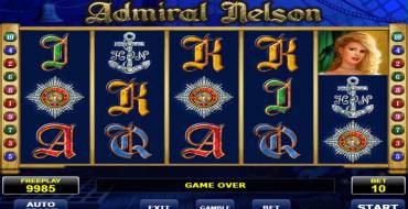 Admiral Nelson: Игровой автомат Admiral Nelson