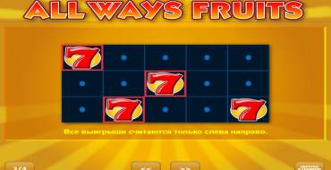 All Ways Fruits: Комбинации