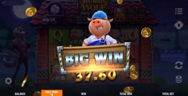 Big Bad Wolf: Pigs of Steel: Выигрыши