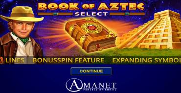 Book of Aztec Select: Игровой автомат