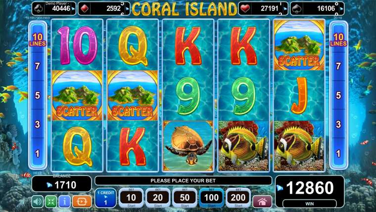 Слот Coral Island играть бесплатно