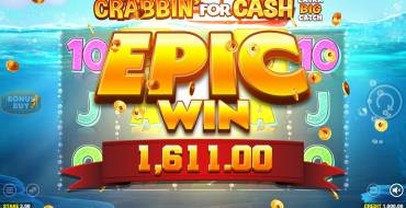 Crabbin' for Cash: Extra Big Catch Jackpot King: Выигрыши