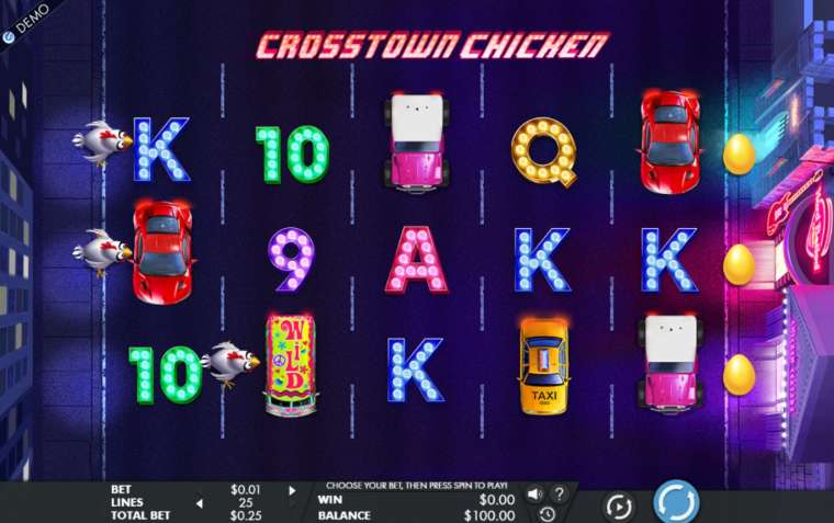 Слот Crosstown Chicken играть бесплатно