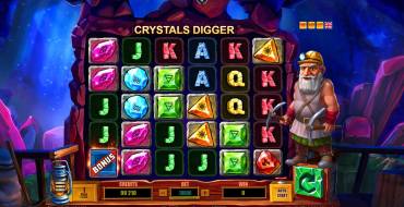 Crystals Digger: Игровой автомат