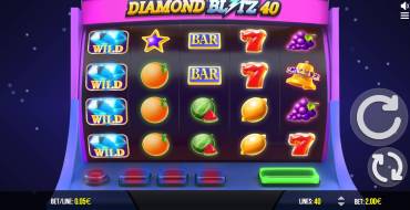 Diamond Blitz 40: Игровой автомат