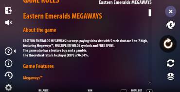 Eastern Emeralds MEGAWAYS: Правила