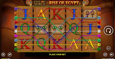 Eye of Horus: Rise of Egypt: Игровой автомат