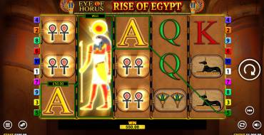 Eye of Horus: Rise of Egypt: Выигрыши