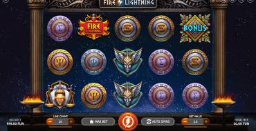 Fire Lightning: Игровой автомат Fire Lightning