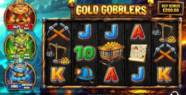 Gold Gobblers: Игровой автомат