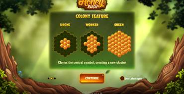 Honey Rush: Игровой автомат