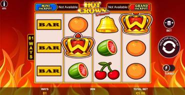 Hot Crown Deluxe: Игровой автомат