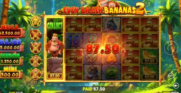 King Kong Cash Even Bigger Bananas 2: Выигрыши