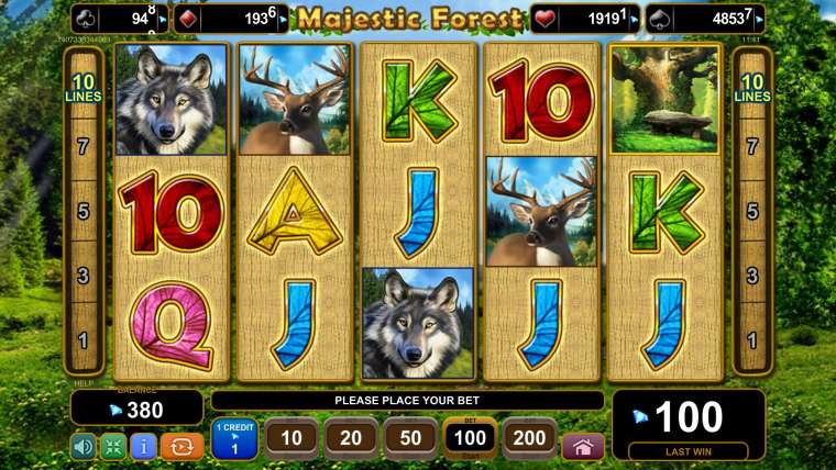 Слот Majestic Forest играть бесплатно