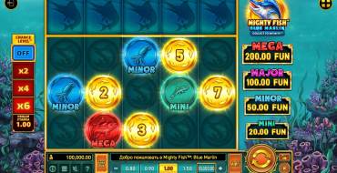 Mighty Fish: Blue Marlin: Игровой автомат