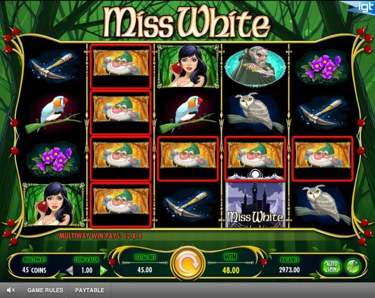 Слот Miss White играть бесплатно