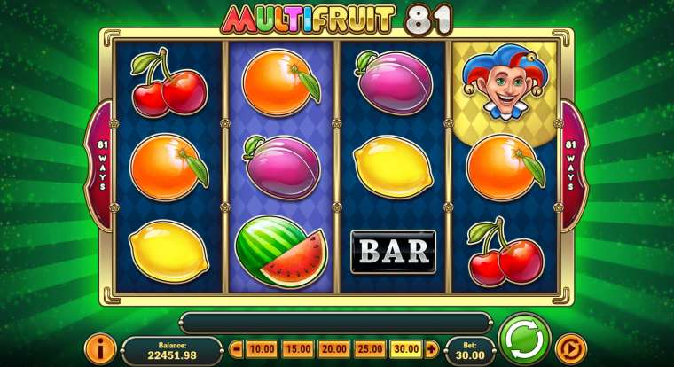 Слот MultiFruit 81 играть бесплатно