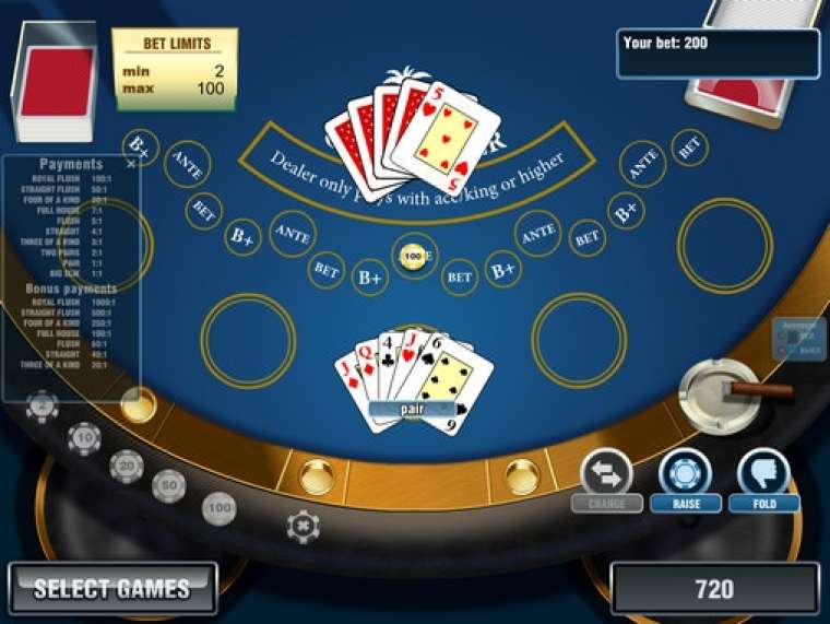 Слот Oasis Poker (GloboTech) играть бесплатно