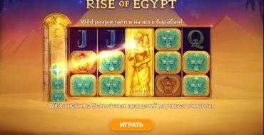 Rise of Egypt: Игровой автомат