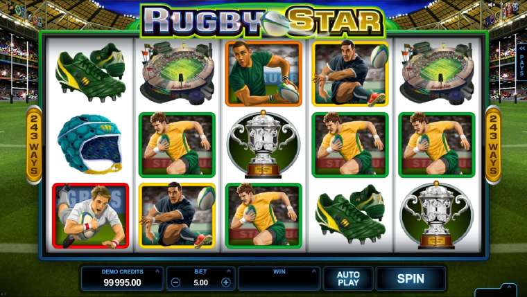 Слот Rugby Star играть бесплатно