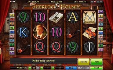 Игровой автомат Sherlock Holmes