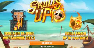 Skulls Up!: Игровой автомат Skulls Up!