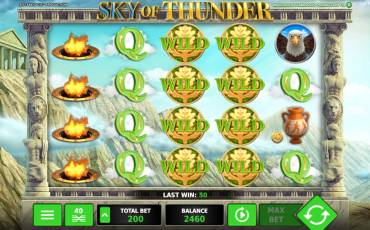 Игровой автомат Sky of Thunder