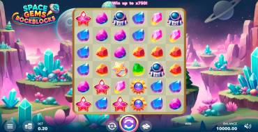 Space Gems. Rockblocks: Игровой автомат