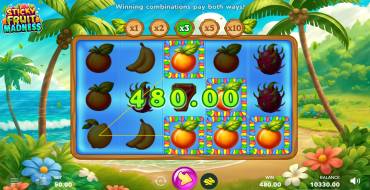 Sticky Fruit Madness: Выигрыши