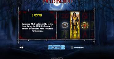 Wild Blood: Игровой автомат Wild Blood