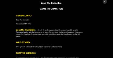 Zeus the Invincible: Правила