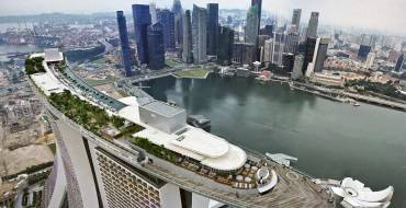 Marina Bay Sands: Вид сверху